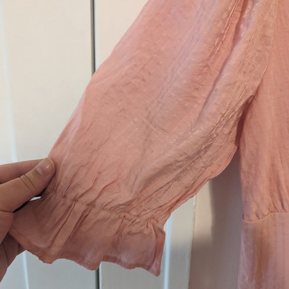 Lovers + Friends Light Pink Puff Sleeve Mini Dress - Picture 4 of 14
